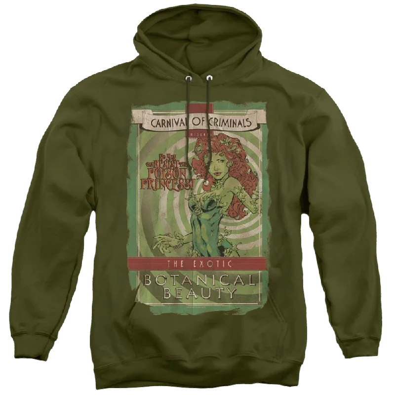 Dc Batman Botanical Beauty - Pullover Hoodie Ruffled Neck Pullover