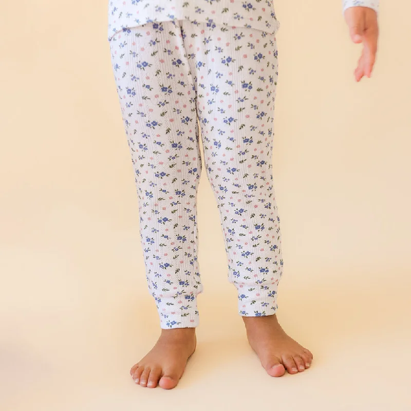 Camberly Pointelle Leggings Trendy Flared Leggings