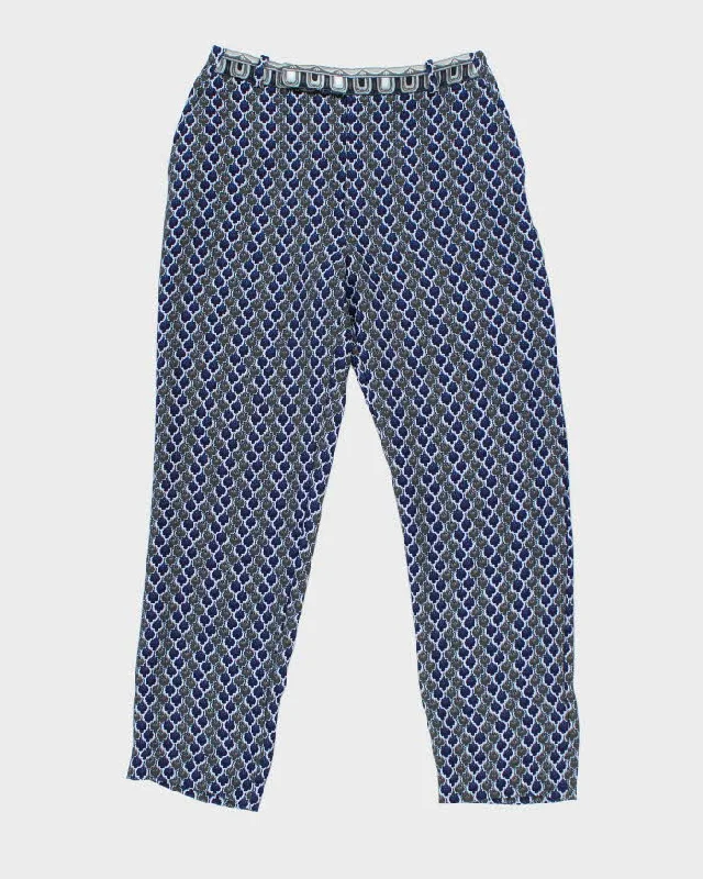 Kenzo Pattern Trousers - W28 L27 Trousers Hiking Durable