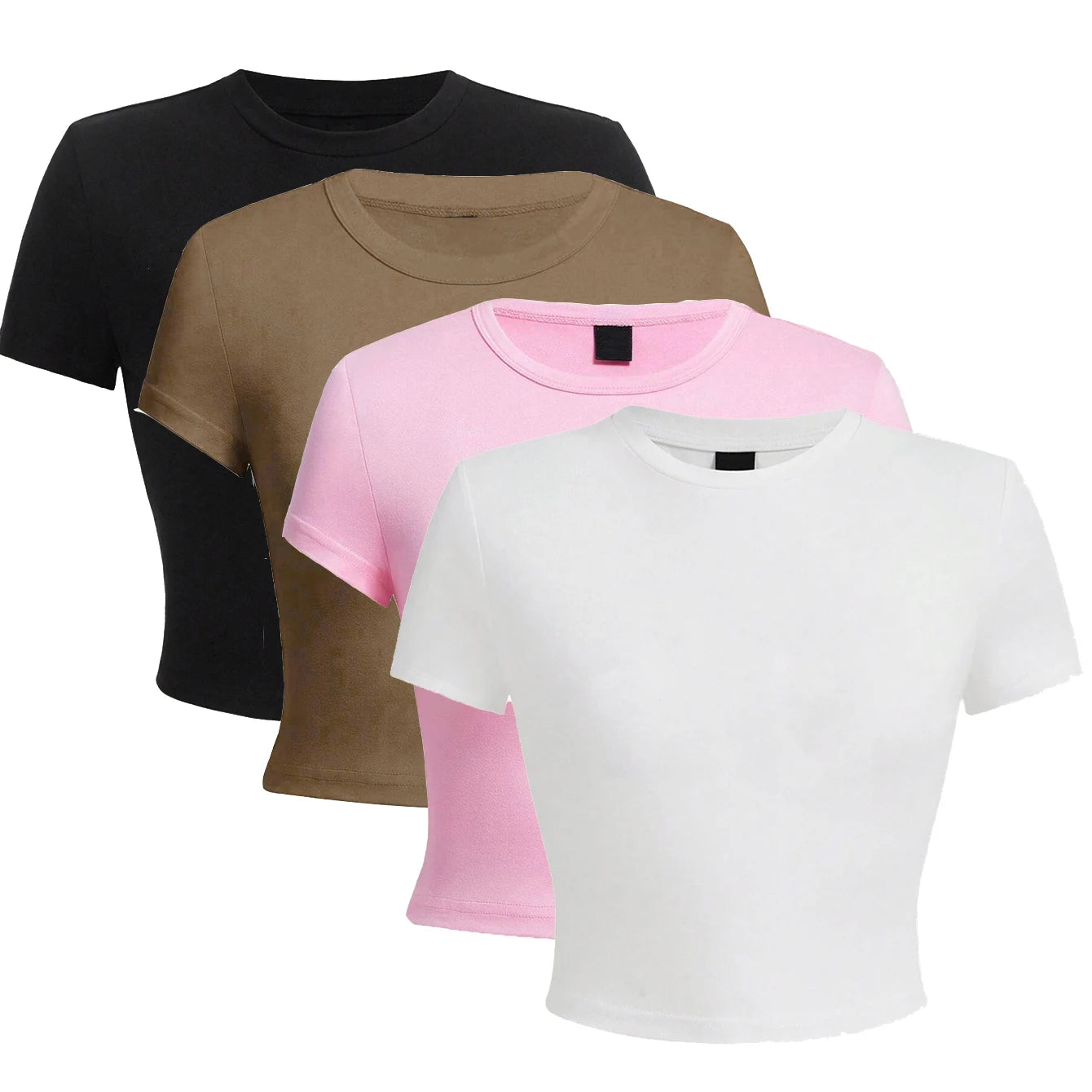 Y2K Woman Solid Crop Tops Short Sleeve Sporty Tees Summer Fashion Zippered Front Buttoned Front Snap Front Y2K Woman Solid Crop Tops Short Sleeve Sporty Tees Summer Fashion Zippered Front Buttoned Front Snap Front
