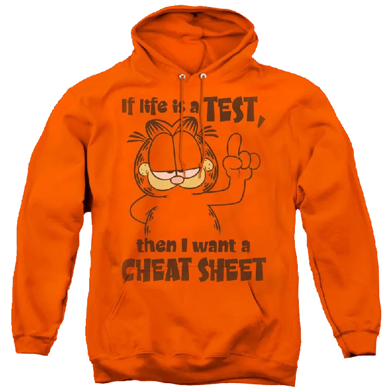 Garfield Cheat Sheet - Pullover Hoodie Turtleneck Warm Pullover