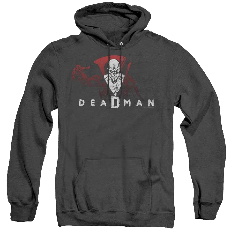 More Dc Characters Deadman - Heather Pullover Hoodie Wide Sleeve Pullover