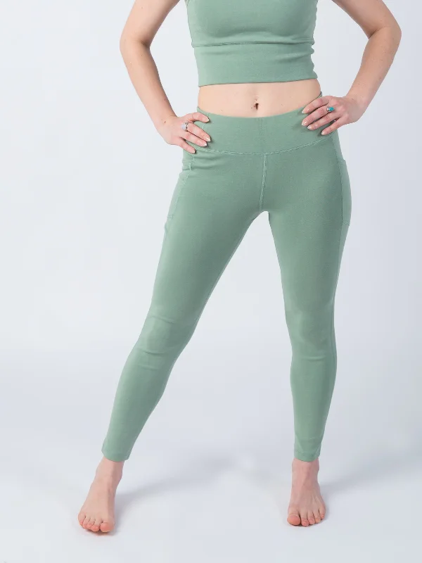 PlantTec™ Leggings (Sage) Stylish Printed Sport Leggings