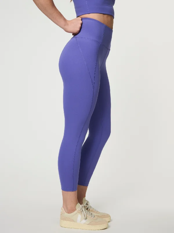 Girlfriend Collective Compressive High-Rise 7/8 Legging - Wild Iris Stylish Sweatproof Leggings Girlfriend Collective Compressive High-Rise 7/8 Legging - Wild Iris Stylish Sweatproof Leggings