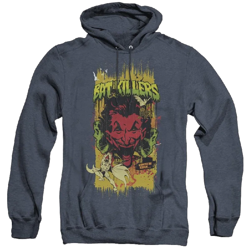 Dc Batman Bat Killers 2 - Heather Pullover Hoodie Elbow Length Sleeve