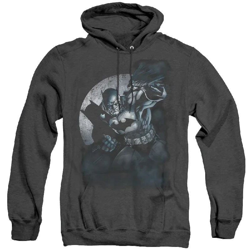 Dc Batman Batman Spotlight - Heather Pullover Hoodie Flare Sleeve Stylish