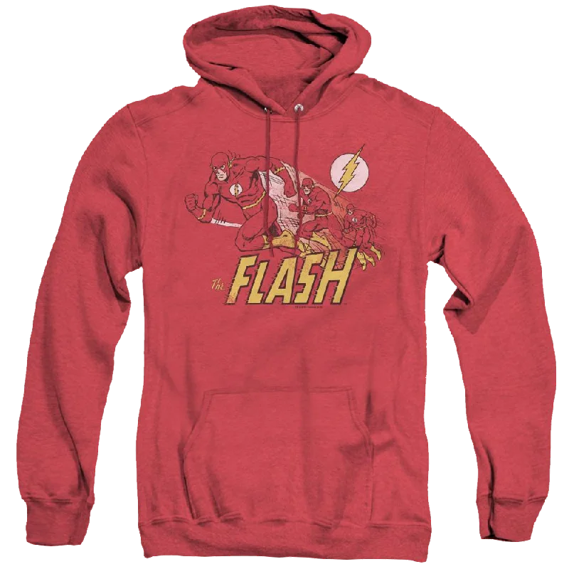 Flash, The Crimson Comet - Heather Pullover Hoodie Open Front Cardigan