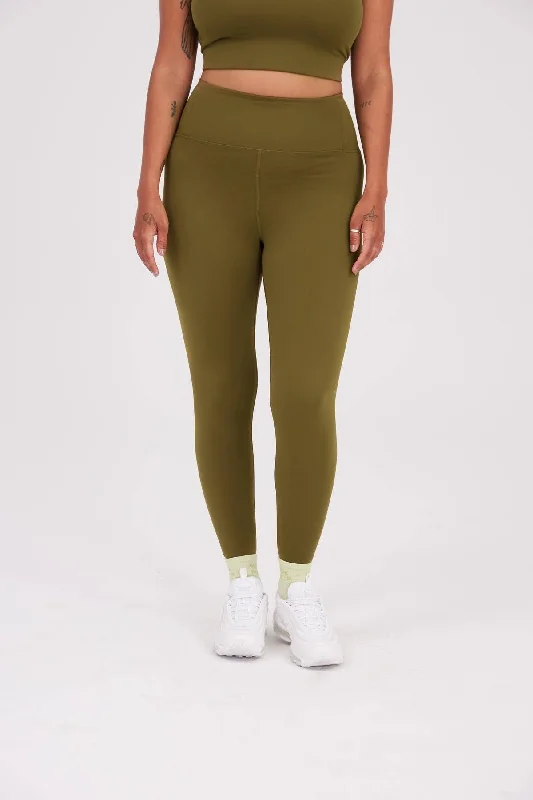 FLOAT 7/8 Length Seamless High-Rise Leggings Casual Slim-Fit Leggings