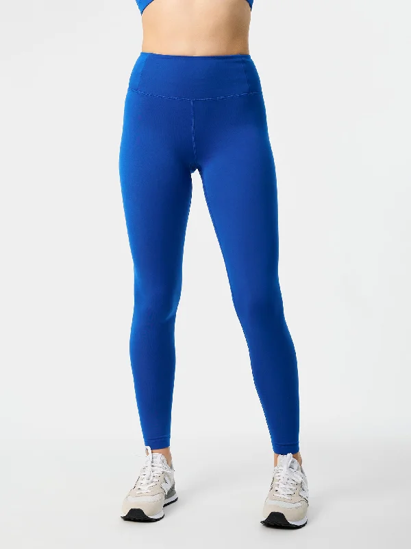 Girlfriend Collective Float High Rise 7/8 Leggings - Ultramarine Fashionable Sports Compression Leggings Girlfriend Collective Float High Rise 7/8 Leggings - Ultramarine Fashionable Sports Compression Leggings