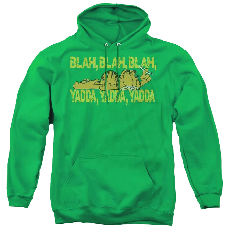 Garfield Blah Blah Blah - Pullover Hoodie Batwing Sleeve Top