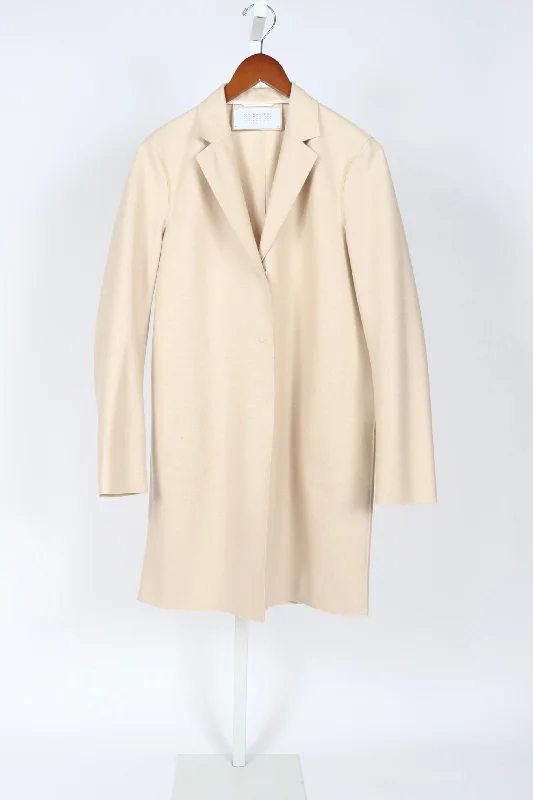 Cocoon Coat - Cream Parka Anorak Hoodie