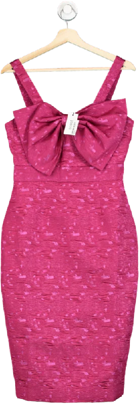 Coast Pink Petite Bow Front Jacquard Cami Midi Pencil Dress UK 10 Fashionable Fitted Midi Dress Coast Pink Petite Bow Front Jacquard Cami Midi Pencil Dress UK 10 Fashionable Fitted Midi Dress