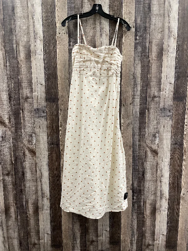 Dress Casual Midi By Abercrombie And Fitch In Polkadot Pattern, Size: Petite M Trendy Knit Midi Dress Dress Casual Midi By Abercrombie And Fitch In Polkadot Pattern, Size: Petite M Trendy Knit Midi Dress