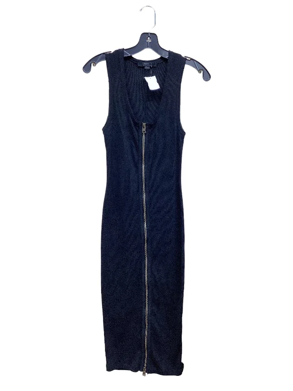 Dress Casual Midi By All Saints In Black, Size: S Fashionable One-Shoulder Midi Dress
