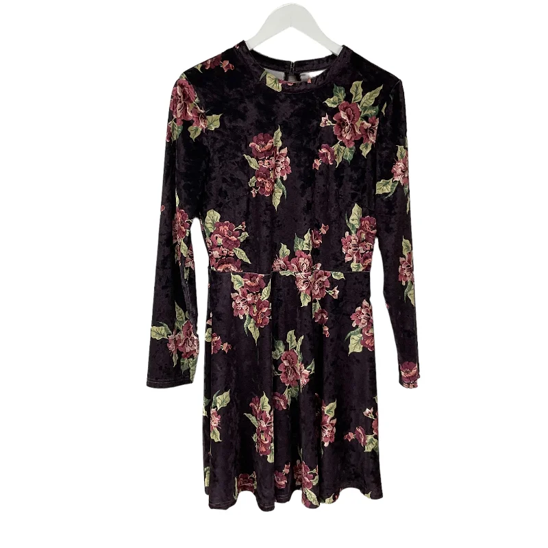 Dress Casual Midi By Altard State In Purple, Size: L Trendy Off-Shoulder Button Midi Dress