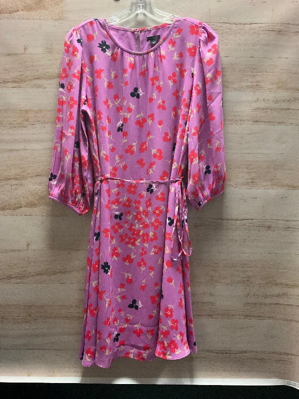 Dress Casual Midi By Ann Taylor In Pink, Size: M Comfortable Fit-and-Flare Midi Dress Dress Casual Midi By Ann Taylor In Pink, Size: M Comfortable Fit-and-Flare Midi Dress