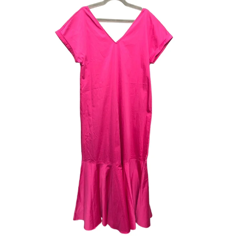 Dress Casual Midi By Antonio Melani In Pink, Size: 6 Comfortable Wrap Midi Dress