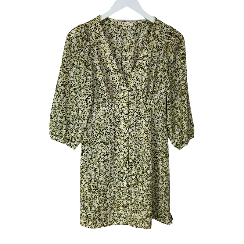Dress Casual Midi By Bebop In Yellow, Size: S Cozy Midi Dress with Pockets