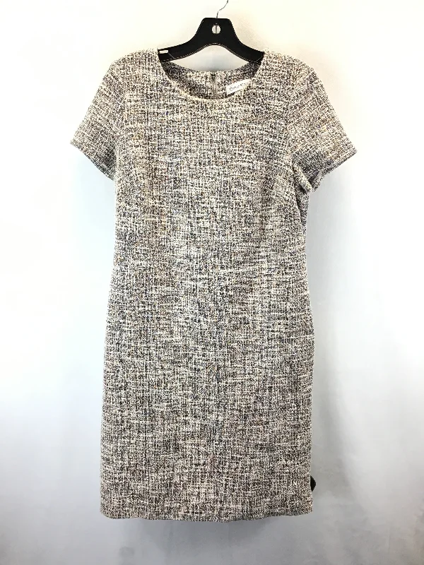 Dress Casual Midi By Calvin Klein In Beige, Size: 12 Cozy T-shirt Midi Dress