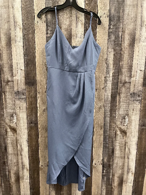Dress Casual Midi By Cme In Blue, Size: M Cozy T-shirt Midi Dress