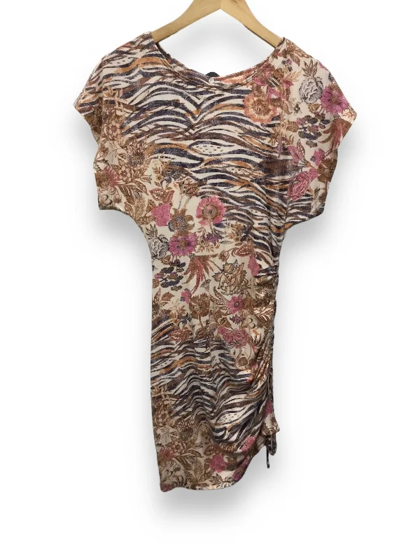 Dress Casual Midi By Daily Practice By Anthropologie In Multi-colored, Size: Xs Trendy Smocked Waist Midi Dress