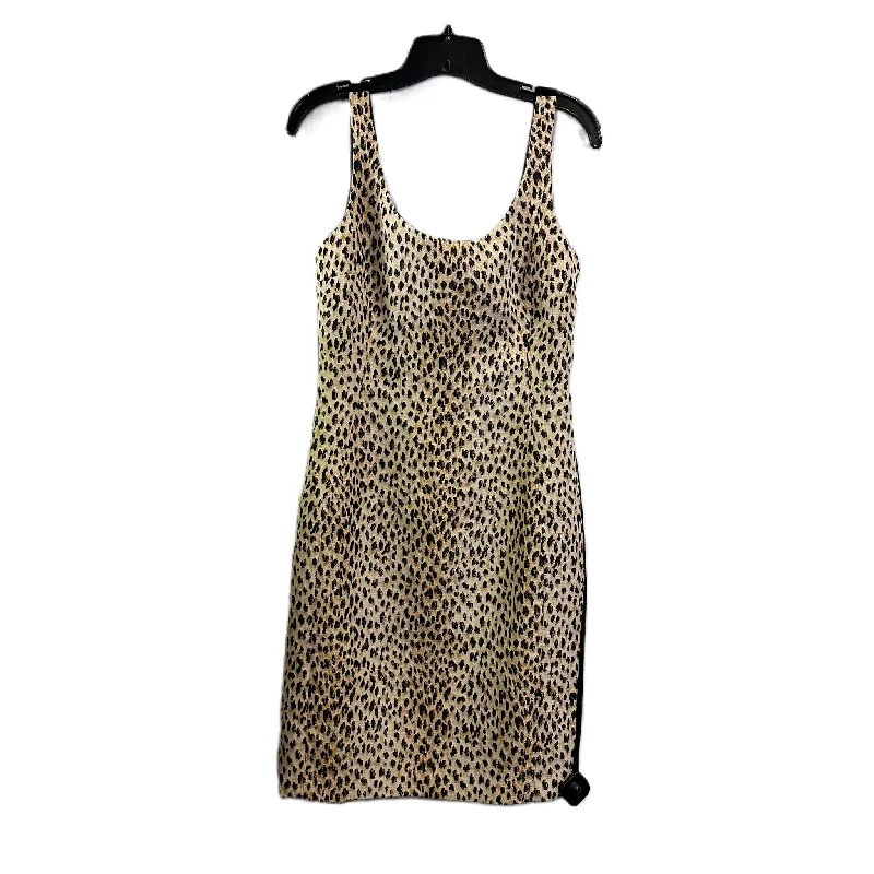 Dress Casual Midi By Diane Von Furstenburg  In Animal Print, Size: 10 Stylish Button-Up Midi Dress