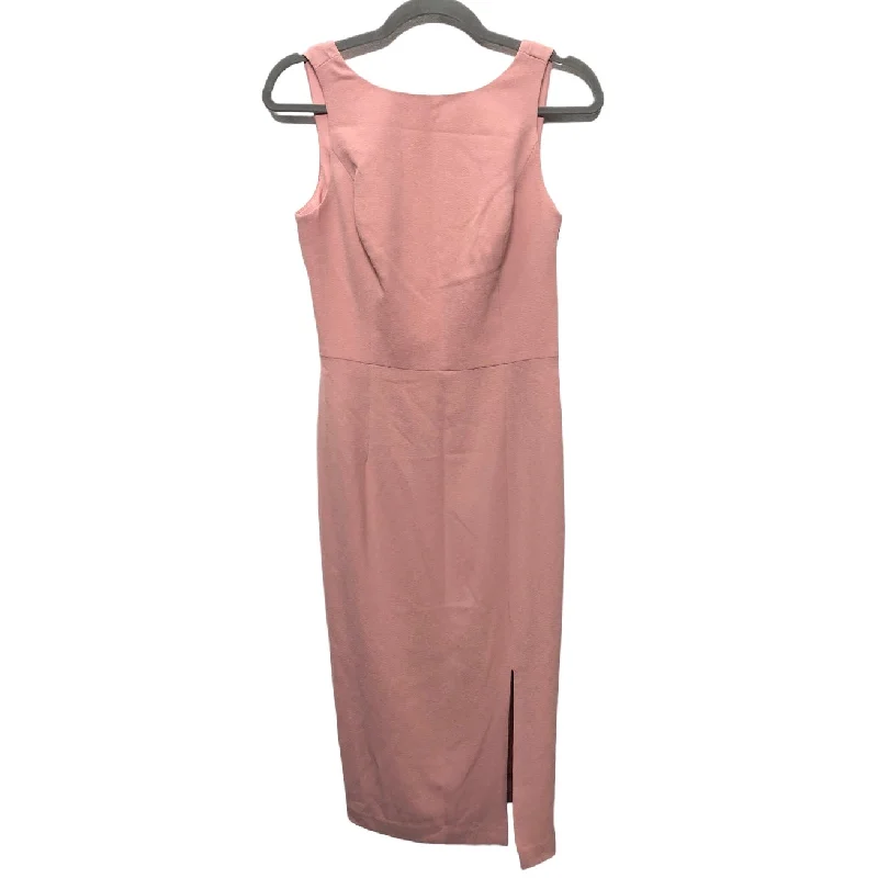 Dress Casual Midi By Dress The Population In Pink, Size: S Cozy Midi Dress with Pockets Dress Casual Midi By Dress The Population In Pink, Size: S Cozy Midi Dress with Pockets