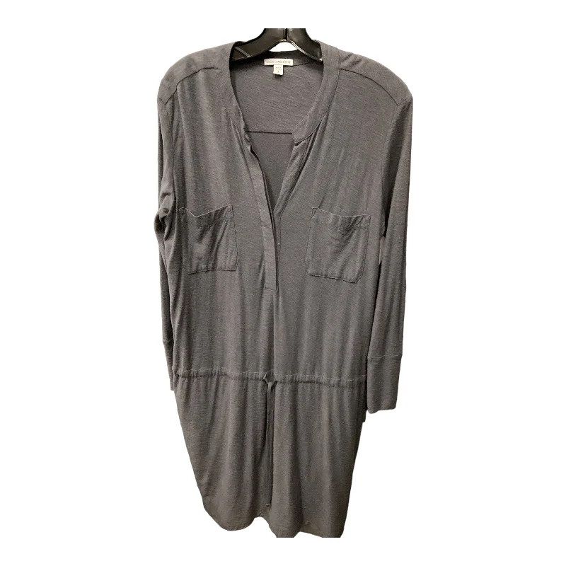 Dress Casual Midi By James Perse In Grey, Size: 2 Comfortable Floral Print Midi Dress Dress Casual Midi By James Perse In Grey, Size: 2 Comfortable Floral Print Midi Dress
