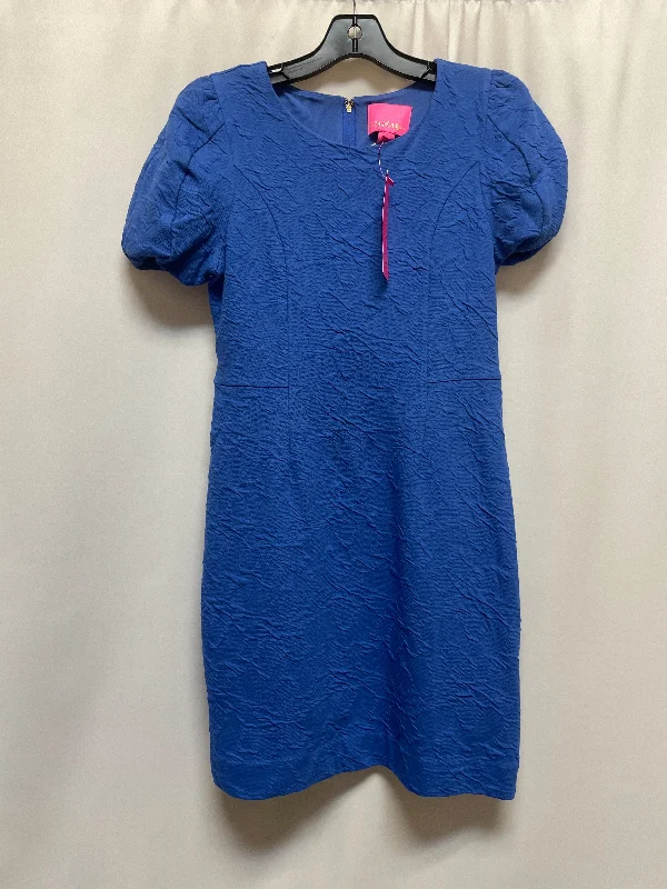 Dress Casual Midi By Lilly Pulitzer In Blue, Size: 4 Stylish Tiered Midi Dress