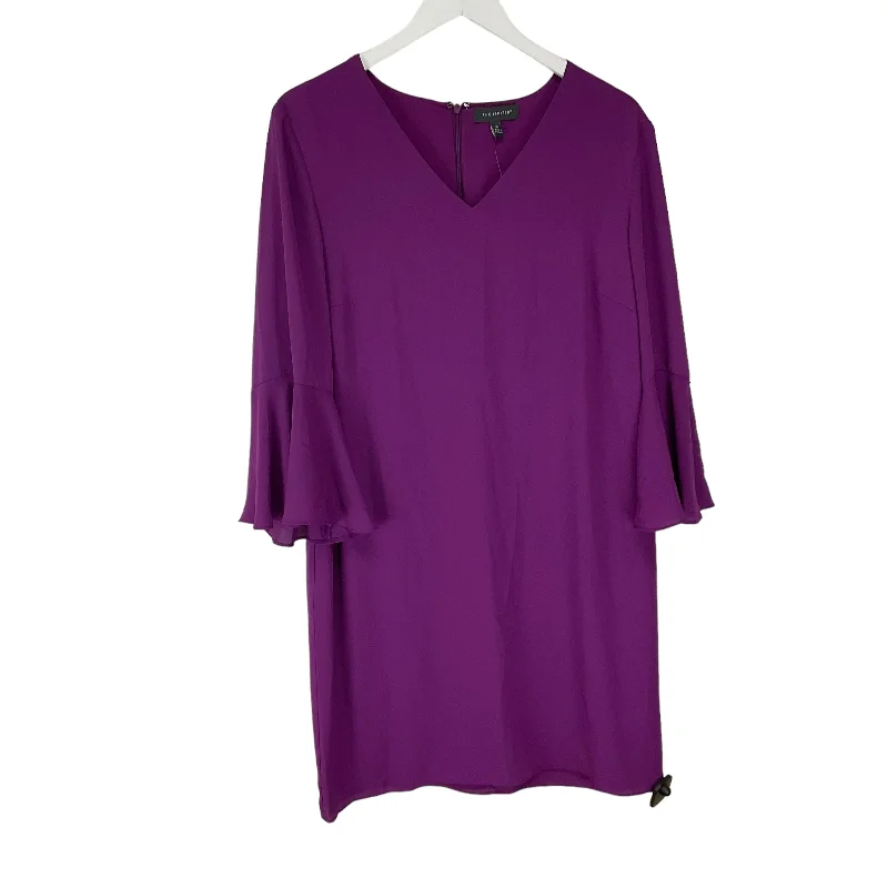 Dress Casual Midi By Limited In Purple, Size: M Stylish Satin Midi Dress