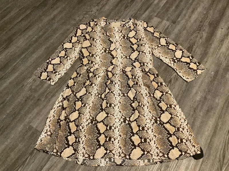 Dress Casual Midi By Maeve In Snakeskin Print, Size: Xs Trendy Smocked Waist Midi Dress Dress Casual Midi By Maeve In Snakeskin Print, Size: Xs Trendy Smocked Waist Midi Dress