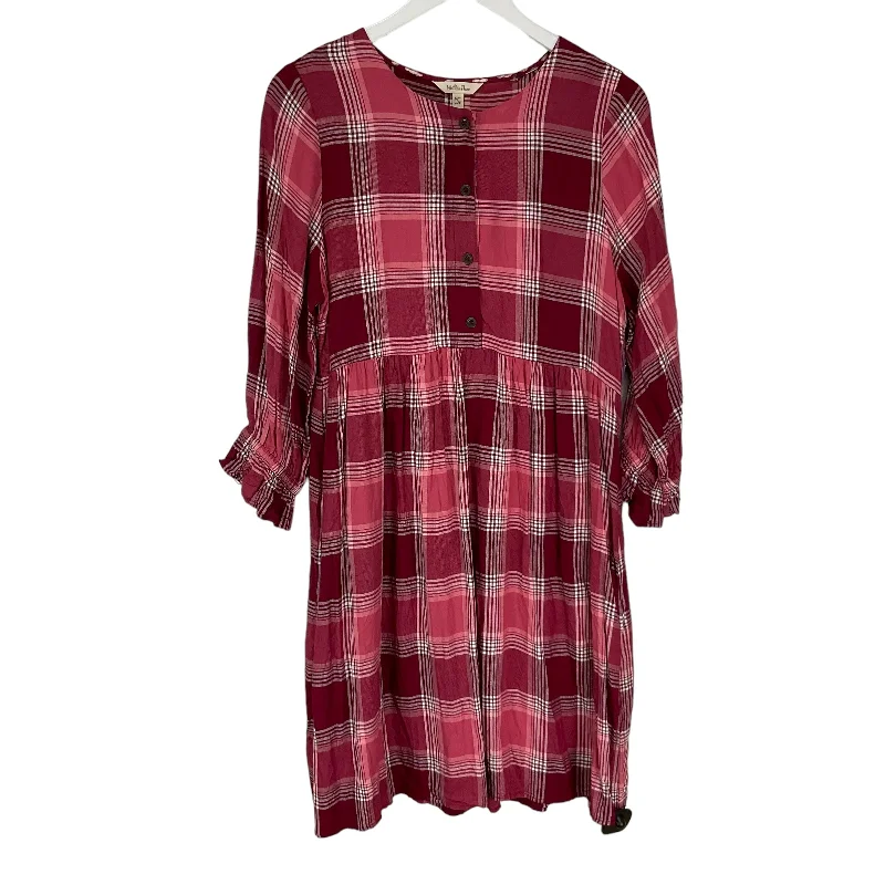 Dress Casual Midi By Matilda Jane In Red, Size: S Elegant Faux Wrap Midi Dress