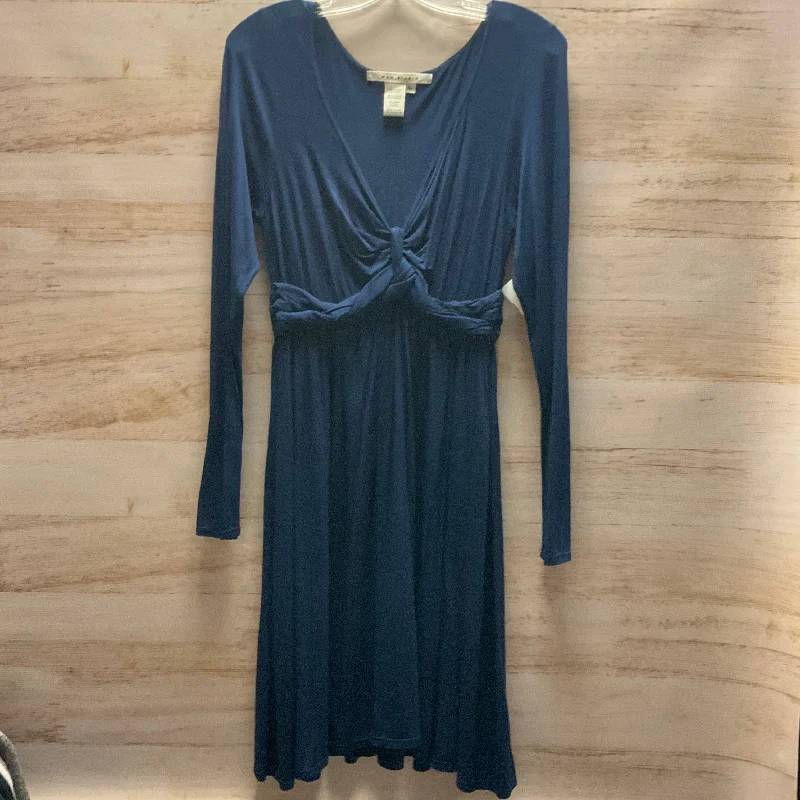Dress Casual Midi By Max Studio In Navy, Size: L Cozy Spaghetti Strap Midi Dress