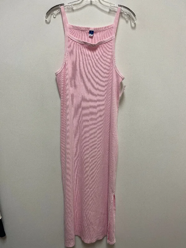 Dress Casual Midi By Old Navy In Pink, Size: Xl Chic Off-Shoulder Midi Dress