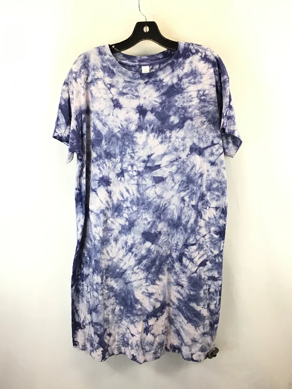 Dress Casual Midi By Old Navy In Tie Dye Print, Size: M Fashionable Off-Shoulder Dress Midi