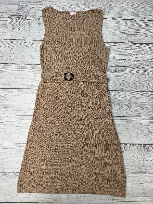 Dress Casual Midi By Pink Lily In Beige, Size: Xl Chic Bohemian Midi Dress