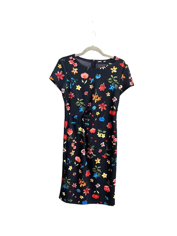 Dress Casual Midi By Tahari By Arthur Levine In Navy, Size: S Trendy Smocked Waist Midi Dress Dress Casual Midi By Tahari By Arthur Levine In Navy, Size: S Trendy Smocked Waist Midi Dress