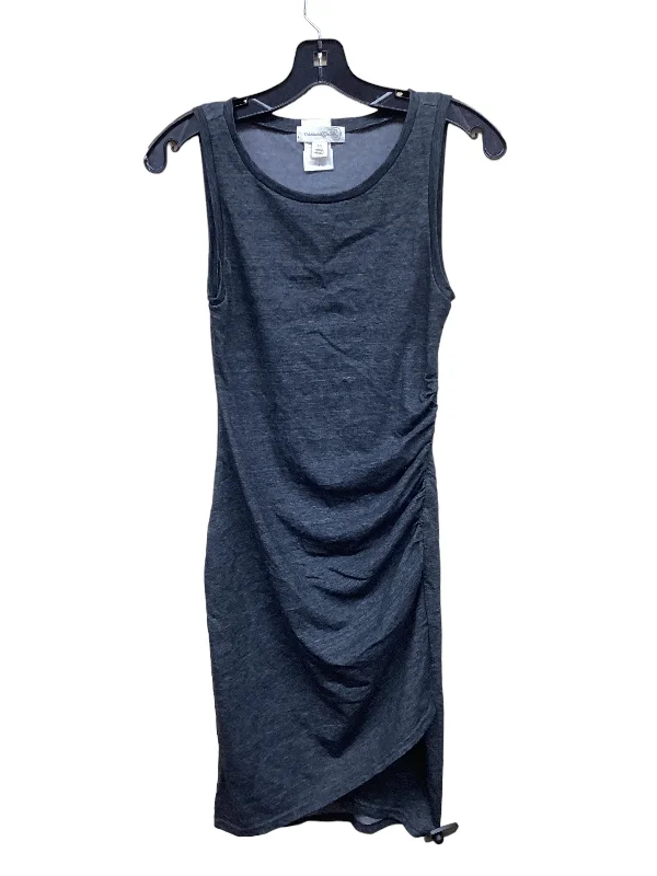Dress Casual Midi By Treasure And Bond In Grey, Size: Xs Fashionable Pencil Midi Dress Dress Casual Midi By Treasure And Bond In Grey, Size: Xs Fashionable Pencil Midi Dress