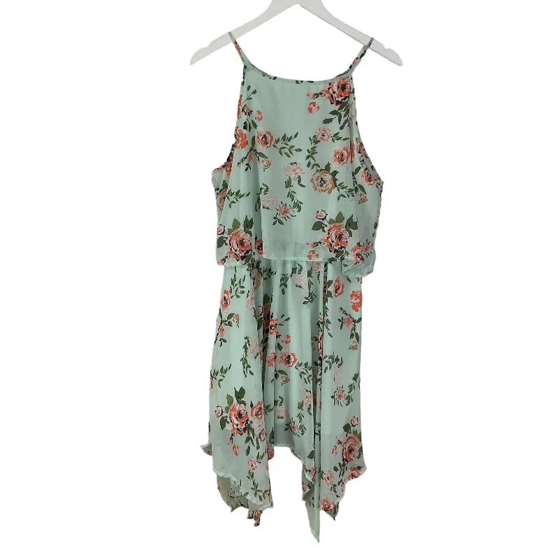 Dress Casual Midi By Wishful Park In Blue, Size: L Comfortable Adjustable Strap Midi Dress