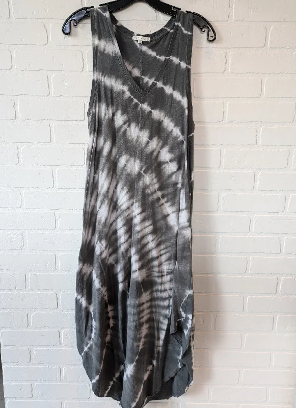 Dress Casual Midi By Z Supply In Grey & White, Size: M Comfortable Adjustable Strap Midi Dress Dress Casual Midi By Z Supply In Grey & White, Size: M Comfortable Adjustable Strap Midi Dress