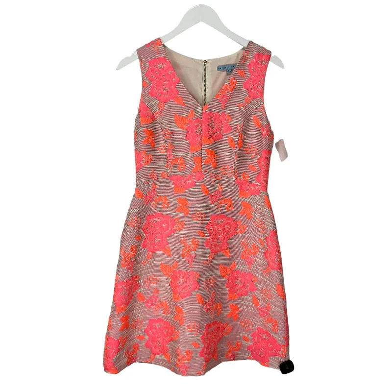 Dress Party Midi By Antonio Melani In Pink, Size: 6 Stylish Animal Print Midi Dress