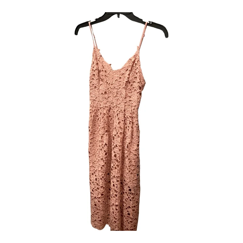 Dress Party Midi By Astr The Label In Pink, Size: Xs Comfortable Draped Midi Dress