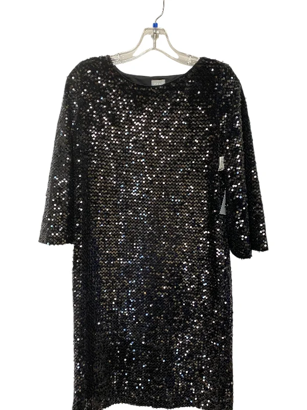 Dress Party Midi By Chicos In Black, Size: 0 Cozy Wide Strap Midi Dress