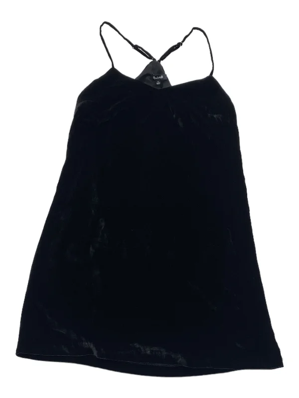 Dress Party Midi By Madewell In Black, Size: 0r Stylish Wraparound Midi Dress