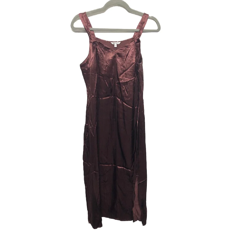 Dress Party Midi By Nic + Zoe In Brown, Size: S Cozy Tie-Dye Midi Dress