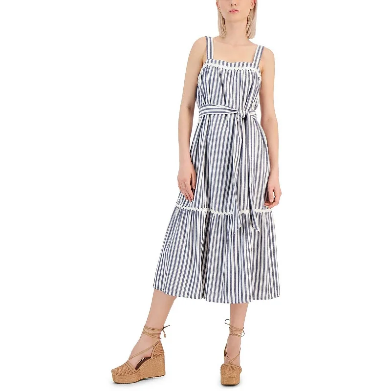 INC Womens Casual Midi Sundress Comfortable Adjustable Strap Midi Dress