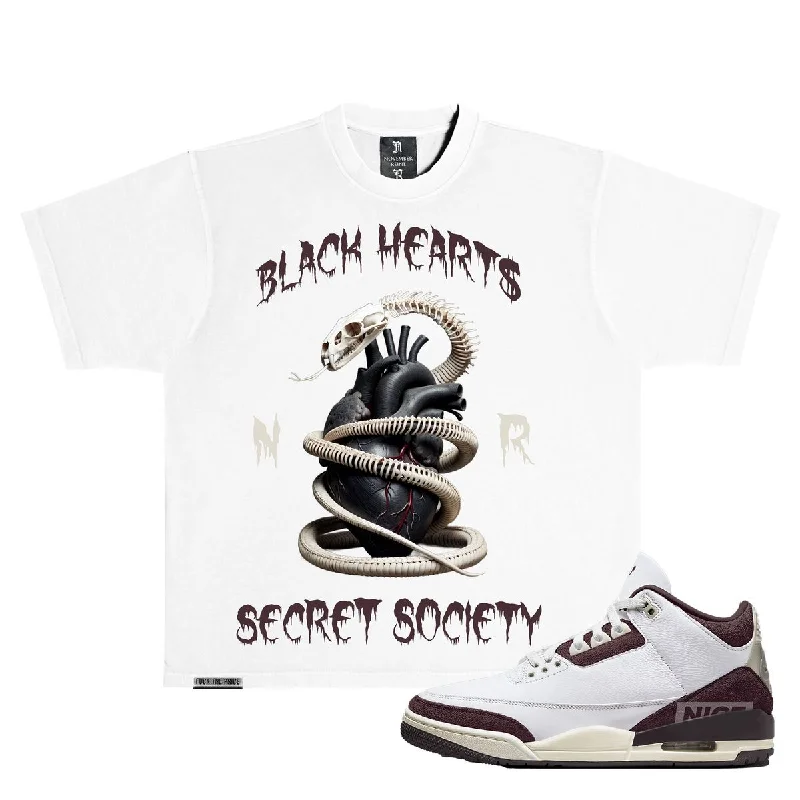 November reine (white/plum "black heart secret society t-shirt)-- Layered Multi-layer Single Layer November reine (white/plum "black heart secret society t-shirt)-- Layered Multi-layer Single Layer