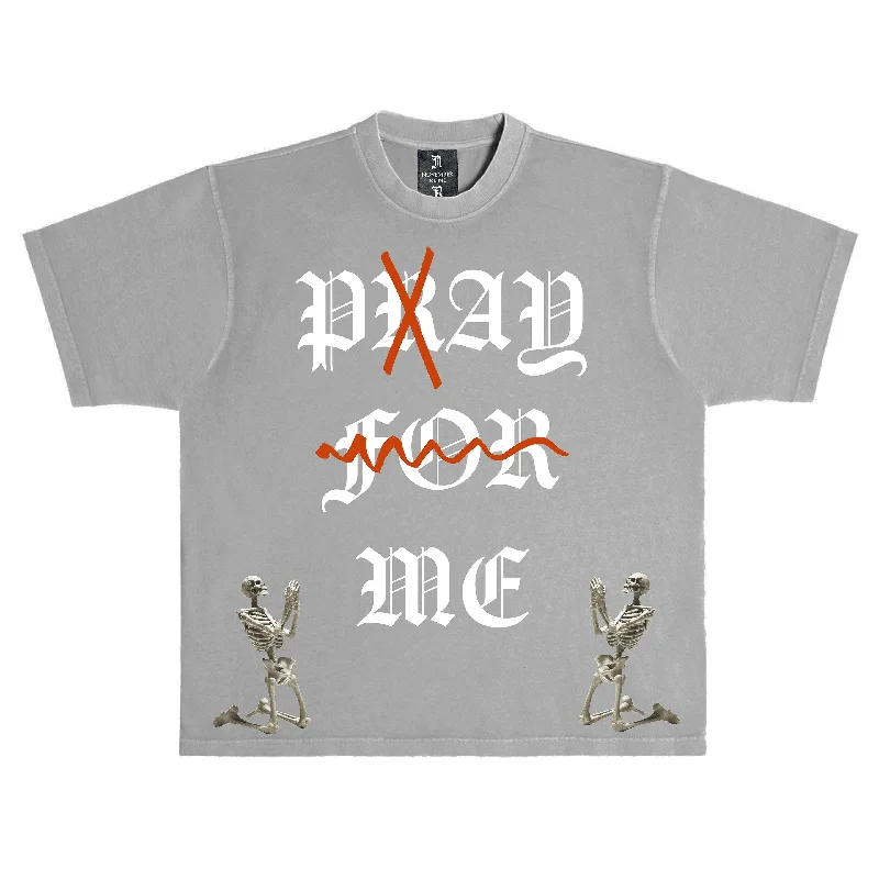 November Reine (Grey/Orange "Pray For Me" t-shirt)-- Zippered Front Buttoned Front Snap Front November Reine (Grey/Orange "Pray For Me" t-shirt)-- Zippered Front Buttoned Front Snap Front