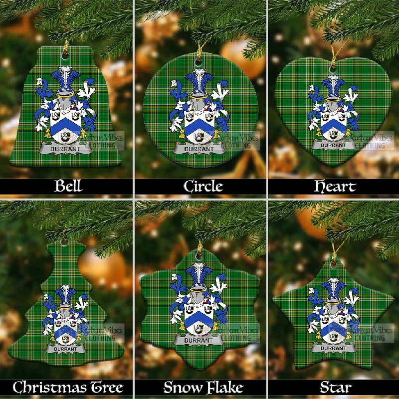 Durrant Irish Clan Tartan Christmas Ceramic Ornament with Coat of Arms Boat Neck Jacket Square Neck Jacket One-Shoulder Jacket Durrant Irish Clan Tartan Christmas Ceramic Ornament with Coat of Arms Boat Neck Jacket Square Neck Jacket One-Shoulder Jacket