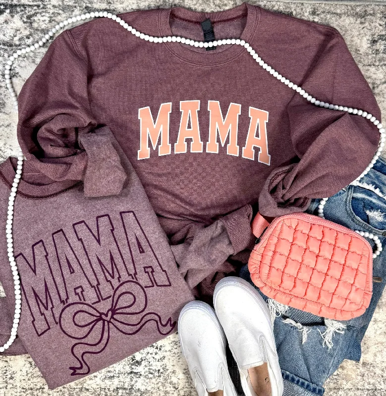 Hazel Blues® | PREORDER: Mama Reversible Sweatshirt Hoodie with Ribbed Hem Stretchable Secure Hazel Blues® | PREORDER: Mama Reversible Sweatshirt Hoodie with Ribbed Hem Stretchable Secure